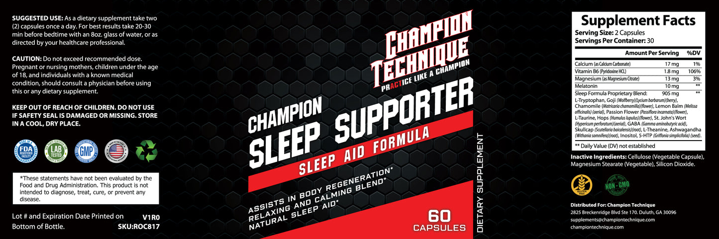 Champion Sleep Supporter