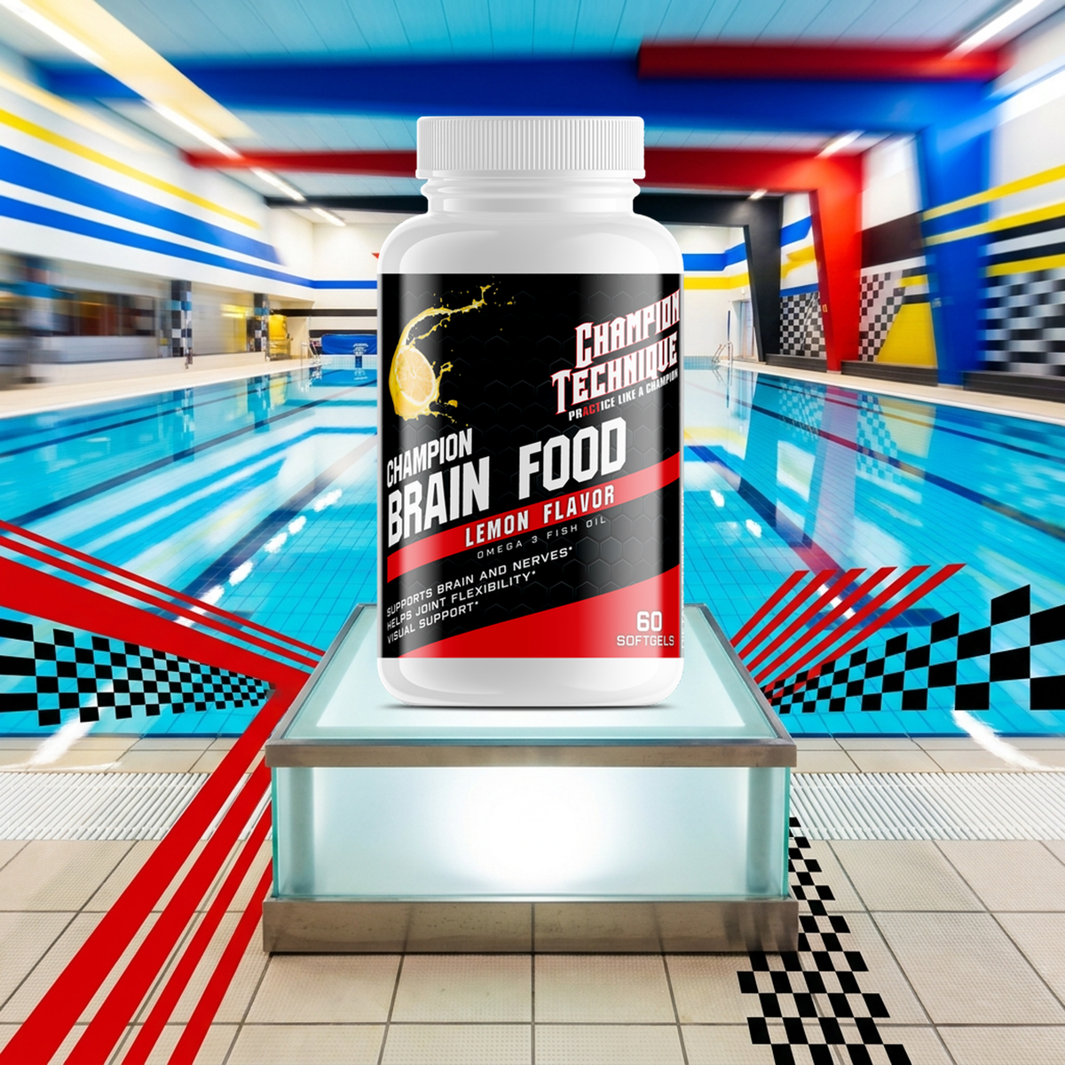Champion Brain Food (Lemon Flavored Fish Oil)