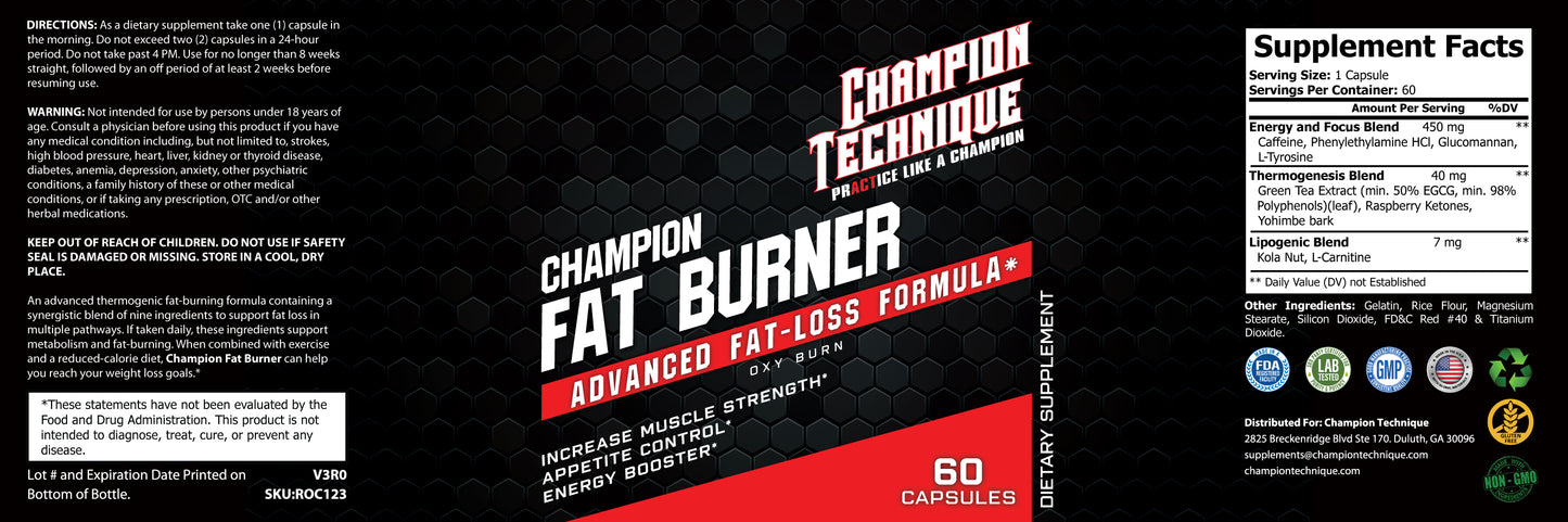 Champion Fat Burner (Oxy Burner)