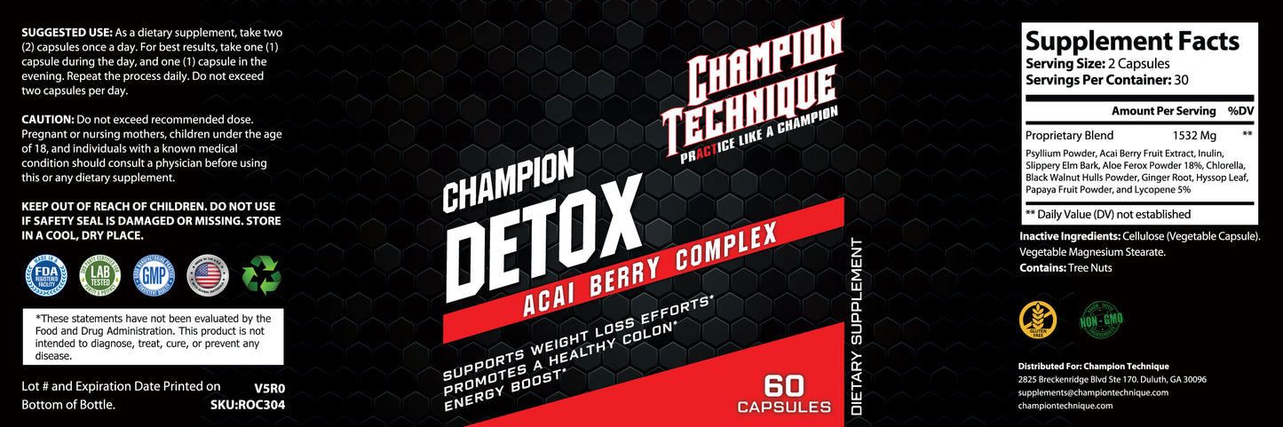 Champion Detox (Acai Berry Comples)
